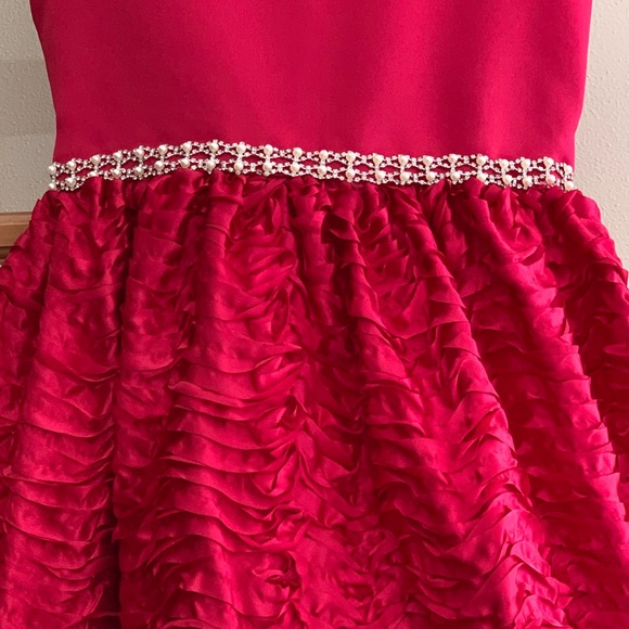 American Princess Red Holiday Dress - Picture 3 of 4